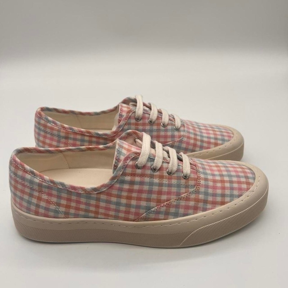 NEW‎ Sperry Pink Blue and White Candy CVO Lace Up Sneakers W9
